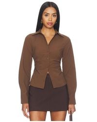ALL THE WAYS - Millie Button Up Top - Lyst