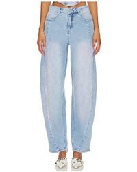 AFRM - Archer Jeans En Color Denim Claro Talla (También En 25, 27) - Lyst