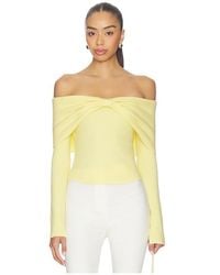 MAJORELLE - Emma Off The Shoulder Sweater - Lyst