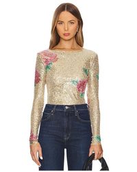 Free People - X Intimately Fp Printed Rush Long Sleeve - Lyst