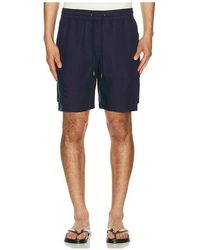 Onia - Air Linen Pull-On Cargo Short - Lyst