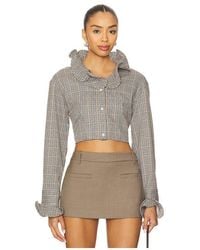 MSGM - Viscose Blend Shirt - Lyst