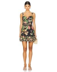 Hemant & Nandita - X Revolve Short Dress With Hand Crafted Button With And Belt - Lyst