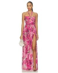 Nadine Merabi - Floral Maxi Dress - Lyst