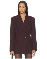 Helmut Lang - Double Breasted Belt Blazer - Lyst