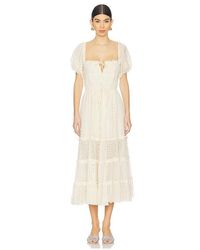 Free People - Falling Sun Midi Dress - Lyst