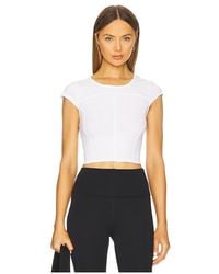 Free People - X Fp Movement Tempo Ribbed Baby Tee - Lyst