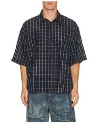Won Hundred - Maza Check Short Sleeve Shirt - Lyst