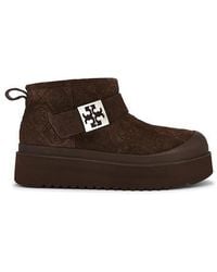 Tory Burch - Mellow Shearling Platform Boot - Lyst