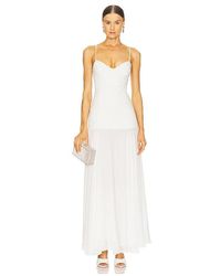 Lovers + Friends - Vestido Largo Rochelle En Color Blanco Talla En - Lyst