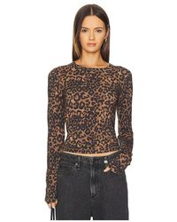 Rag & Bone - Luca Printed Long Sleeve - Lyst