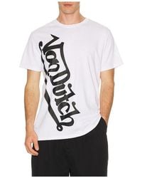 Von Dutch - Vertical Logo Tee - Lyst