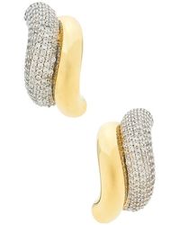 Eddie Borgo - Ohrstecker Pavé Two Tone Torsade - Lyst