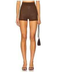 David Koma - Rhinestone Embroidered Short - Lyst