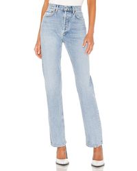 Agolde - Pierna Recta Lana En Color Denim Claro Talla (También En 24, 25, 26, 27, 28, 29, 30, 31, 32, 33, 34) - Lyst