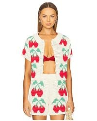 Celiab - X Revolve Top En Color Ivory Talla En - Lyst