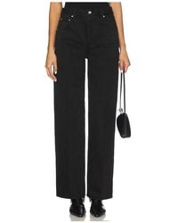 Pistola - Tate High Rise Bowed Wide Jeans - Lyst