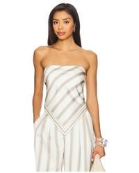 SER.O.YA - Hark Satin Top - Lyst