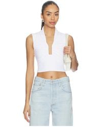 Susana Monaco - Square Wire Gathered Sleeveless Top - Lyst