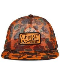 Autumn Headwear - Camo Trucker Cap - Lyst