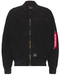 Alpha Industries - 2B Rip And Repair Flight Jacket - Lyst