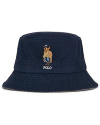 Polo Ralph Lauren - Cotton Twill Novelty Bear Loft Bucket Hat - Lyst