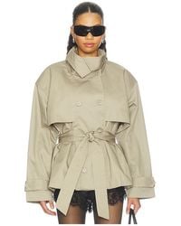 ROTATE BIRGER CHRISTENSEN - Short Trench Coat - Lyst