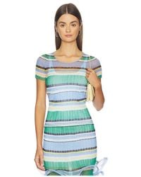 Jonathan Simkhai - Knox Plisse Top - Lyst