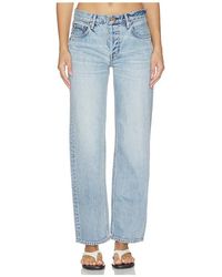 Moussy - Covington Straight Low Jeans - Lyst