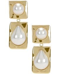 retroféte - Savannah Pearl Drop Earring - Lyst