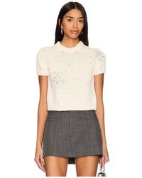 Des Phemmes - Chunky Knit T Shirt - Lyst