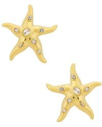 Casa Clara - Pendientes Marley En Color Oro Metálico Talla En - Lyst