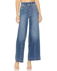 Spanx - JEANS SEAMED FRONT WIDE LEG - Lyst