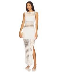 retroféte - Kylan Knit Crochet Dress - Lyst