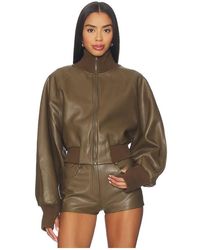 Norma Kamali - Oversized Turtleneck Bomber Jacket To Waist - Lyst