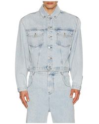 Entire studios - Shrunken Denim Jacket - Lyst