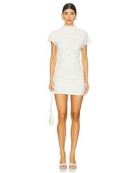 Line & Dot - X Revolve Archer Draped Mini Dress - Lyst