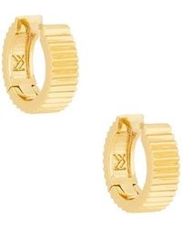 Miranda Frye - Pendientes Debbie En Color Oro Metálico Talla - Lyst