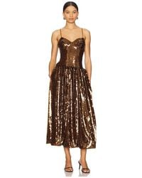 PATBO - Sequin Midi Dress - Lyst