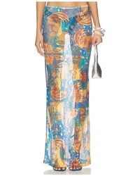 Donde Esteban - El Beso Mesh Lace Skirt - Lyst
