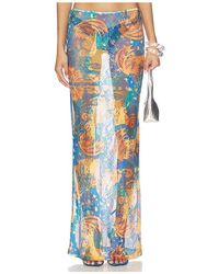 Donde Esteban - El Beso Mesh Lace Skirt - Lyst