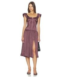 Free People - Midi-Kleid Loveday - Lyst