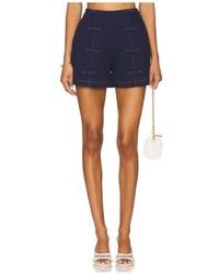 SAU LEE - Denver Denim Short - Lyst