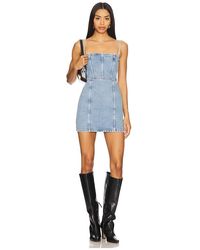 ICON DENIM - Judy Mini Dress - Lyst