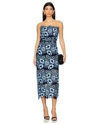 MILLY - Kait Two Tone Floral Lace Dress - Lyst