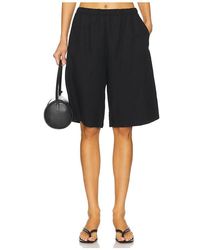 Enza Costa - Twill Bermuda Short - Lyst