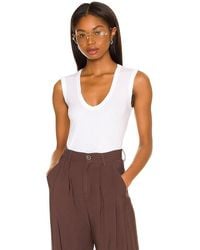 Velvet By Graham & Spencer - Estina Gauzy Whisper Scoop Neck Tank - Lyst