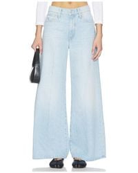 Mother - The Ditcher Roller Zip Skimp Jeans - Lyst