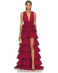AKNVAS - Henriette Ruffle Gown - Lyst