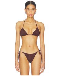 KYA - Ashlyn Reversible Bikini Top - Lyst